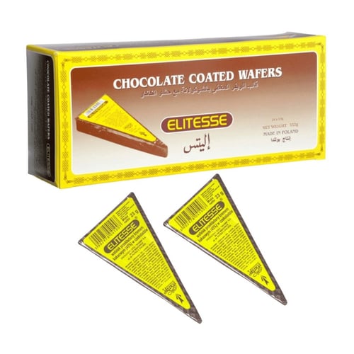اليتس رقائق الويفر مثلث مغطى بالشوكولاتة الاصلي 24...