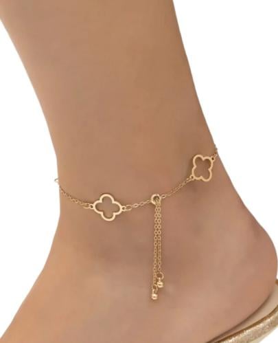 خلخال مطلي ذهب