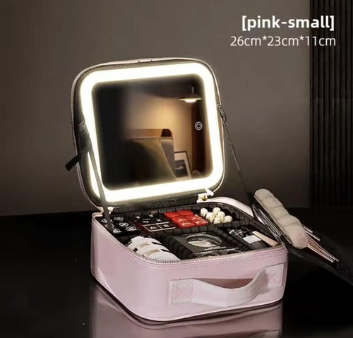 حقيبة ميك أب بعدة ألوان ومقاسات