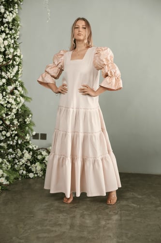 جلابيه لاطلاله جذابه بمكس خامات فاخره جاكار وتفتا...