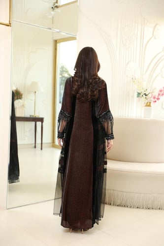 جلابيه مناسبات لاطلالة راقيه بمكس خامات فاخرة مخمل...