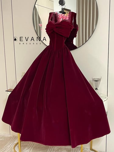 فستان مخمل جوخ