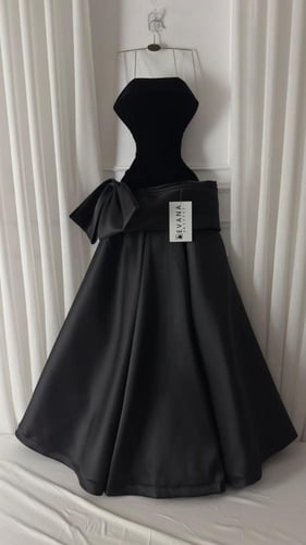 فستان اسود سهره