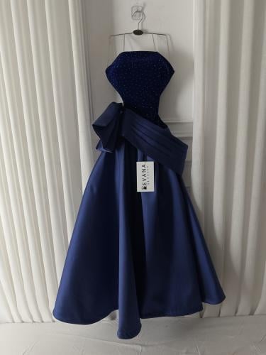 فستان ازرق فخم