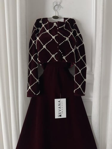 فستان جوخ قطعتين شتوي