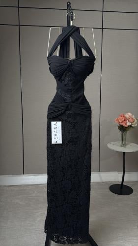 فستان اسود سهره
