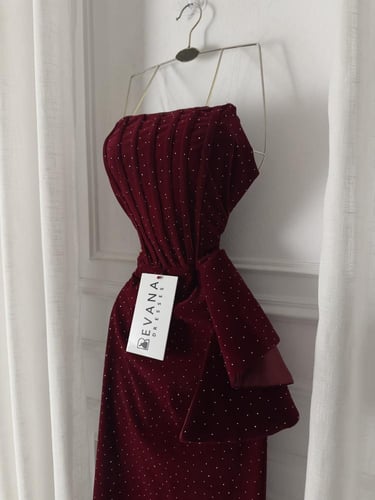 فستان عودي جوخ اصلي