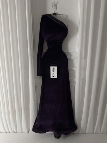 فستان مخمل موفي