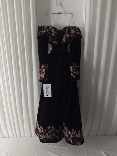 فستان موف مشجر