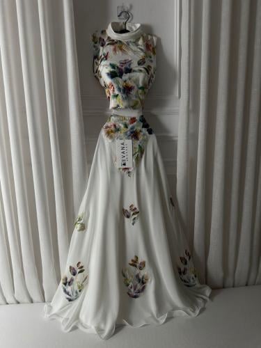 طقم تنوره ابيض للعيد