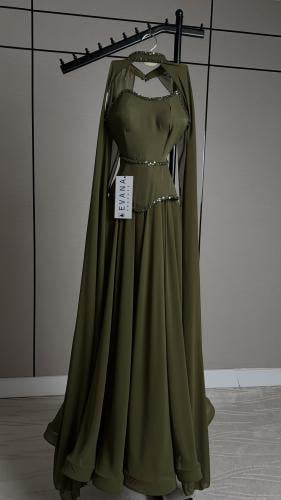 فستان زيتي ستار انيق