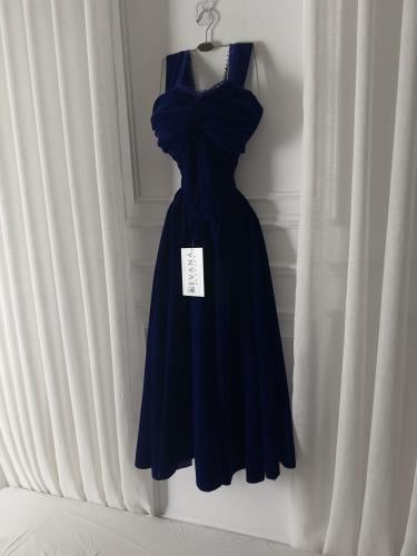 فستان ازرق شنوه جوخ شتوي