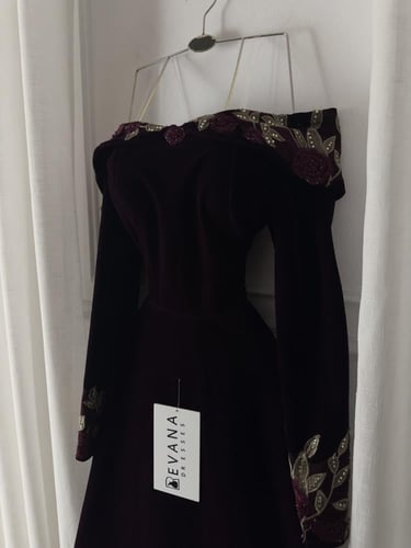 فستان موف مشجر