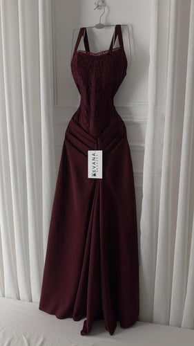 فستان ناعم صدريه دانتيل