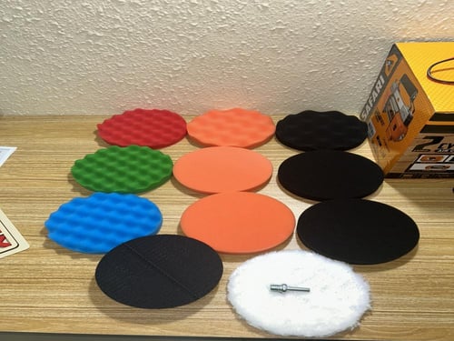 بفرات تلميع على الصاروخ او الدريل 5 بوصه