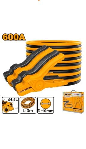 كابل اشتراك بطارية سيارة INGCO 600A – طول 3 متر