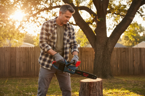 منشار حطب بطاريتن 16