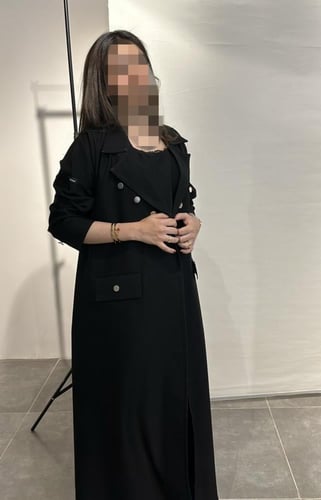 عباية بليرز رسمي مع اضافة مرد داخلي ( فستان) غير ث...