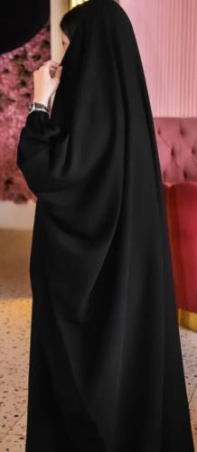 عباية راس كريب نواعم كم مطاط