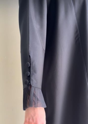 عباية كريب صالونا كوري بليزر رسمية