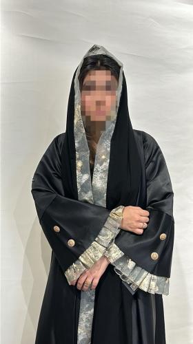 عباية سهرات تفتة ايطالي نص كلوش