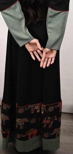 عباية كريب انترنت ولينن شيفون هندي