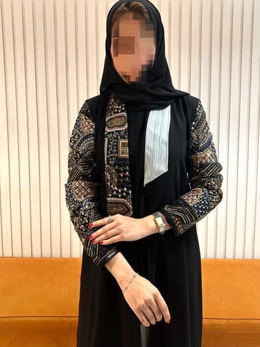عباية كريب انترنت كوري تصميم سدفه