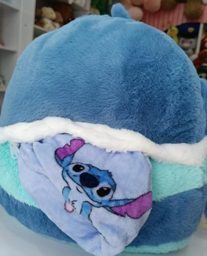 بطانية ومخدة ستيتش