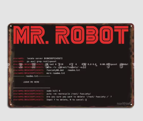 لوحة مستر روبوت | Mr. Robot