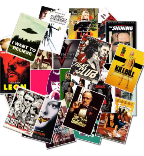 ملصقات افلام التسعينات | 90s Films Stickers