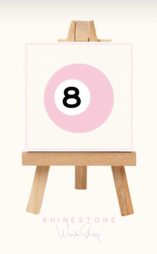 Pink 8 - Mini size