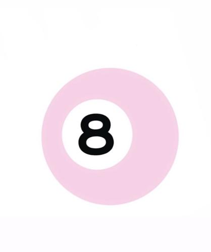 Pink ball8 - Mini size
