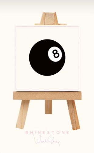 Black 8 - Mini size