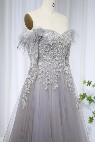 RC134 - فستان اوف شولدر ناعم