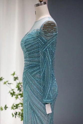 RC125 فستان كم طويل شك ثقيل - متوفر لونين