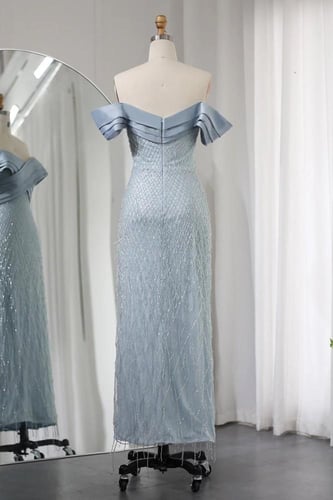 RC160 - فستان خرز هدب - 3 اللوان