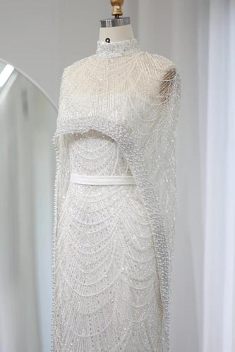 RC10 - فستان لولو قطعتين - ابيض