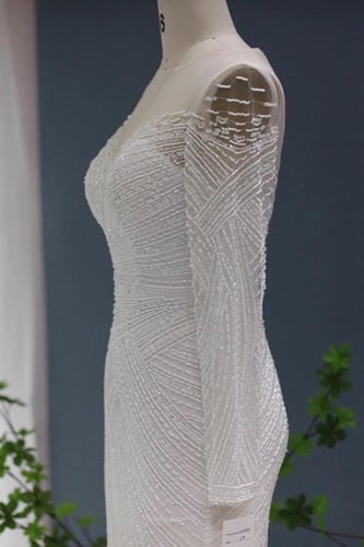 RC125 فستان كم طويل شك ثقيل - متوفر لونين