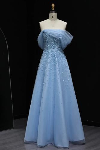 فستان شك ازرق سماوي 506