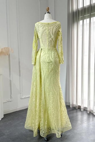 RC89- فستان كم طويل محتشم - متوفر لونين