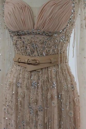 فستان شك مع حزام