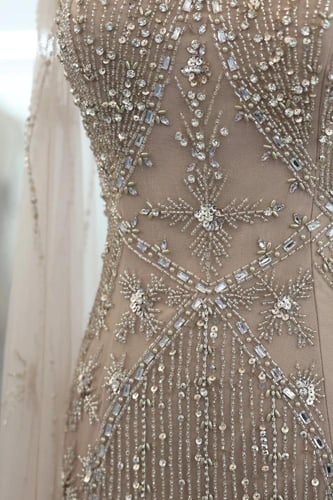 فستان بيج برقبة متقاطعة - RC18