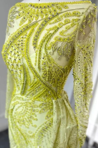 RC89- فستان كم طويل محتشم - متوفر لونين