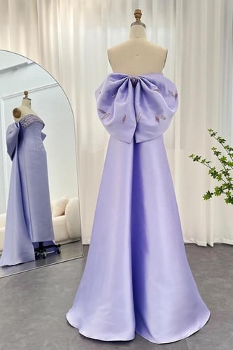 RC156 فستان شك يدوي مع فيونكا - متوفر اللوان