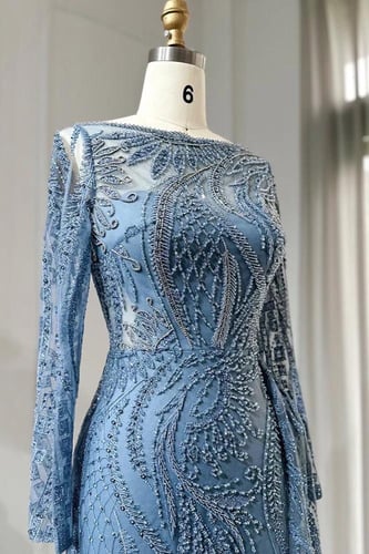 RC89- فستان كم طويل محتشم - متوفر لونين