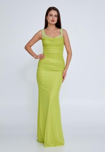 فستان كولكشن 2025 - اخضر ليموني