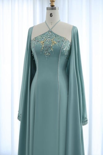 فستان مكون من قطعتين برقبة هالتر - متوفر لونين RC1...