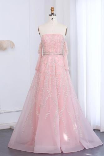 فستان شك وردي 505