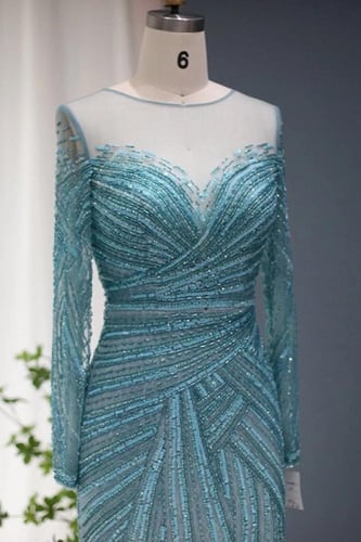 RC125 فستان كم طويل شك ثقيل - متوفر لونين