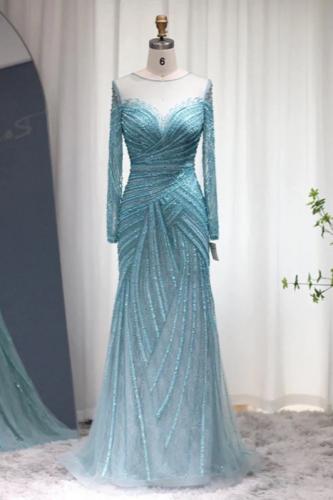 RC125 فستان كم طويل شك ثقيل - متوفر لونين